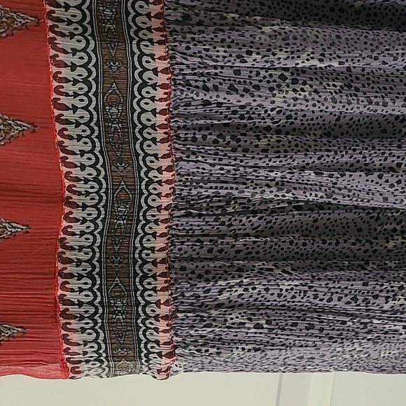 Free People Flaming Hearts Paisley Boho dress Size S - Picture 8 of 16